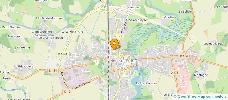 localisation de l'entreprise MADAME ANNE-CECILE DURAND  NORT-SUR-ERDRE