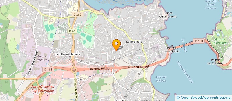 localisation de l'entreprise MADAME ANNE-CECILE FABRO  DINARD