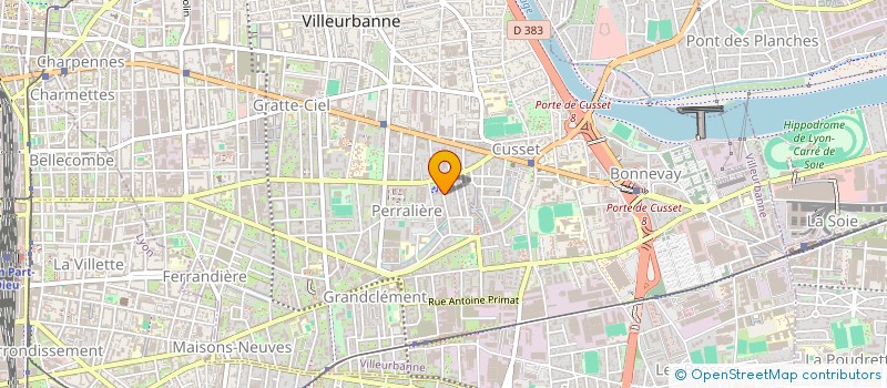 localisation de l'entreprise MADAME ANNE-CECILE FAURE à VILLEURBANNE