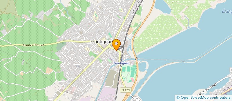 localisation de l'entreprise MADAME ANNE CECILE GERBAUX à FRONTIGNAN