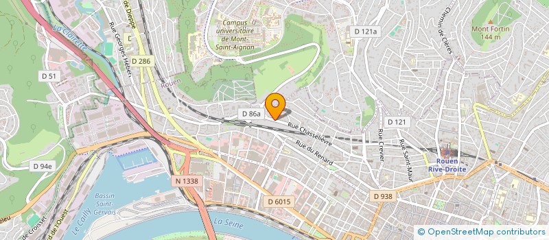 localisation de l'entreprise MADAME ANNE-CECILE GERMAIN  ROUEN