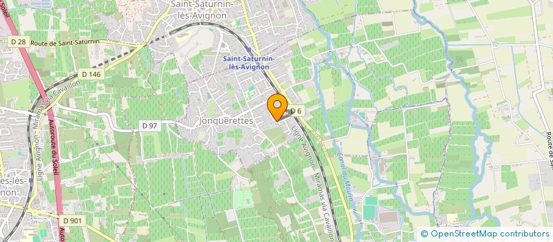 localisation de l'entreprise MADAME ANNE CECILE HANOT  JONQUERETTES