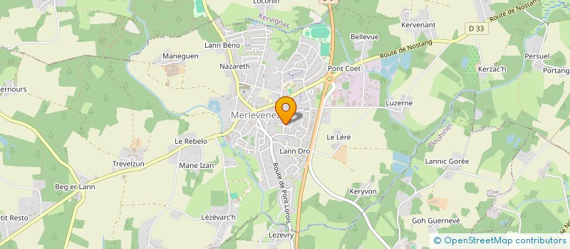 localisation de l'entreprise MADAME ANNE-CECILE JEHANNO  HENNEBONT