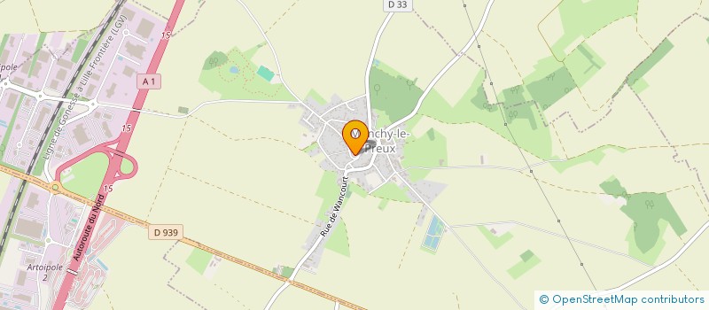 localisation de l'entreprise MADAME ANNE-CECILE LABYE  MONCHY-LE-PREUX