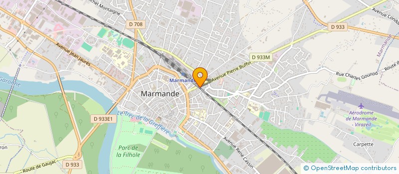 localisation de l'entreprise MADAME ANNE CECILE LAGNEUX  MARMANDE