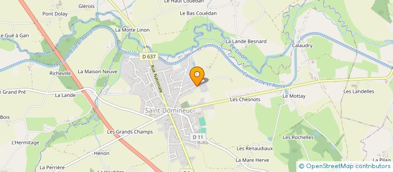 localisation de l'entreprise MADAME ANNE-CECILE LAVEDER  SAINT-DOMINEUC