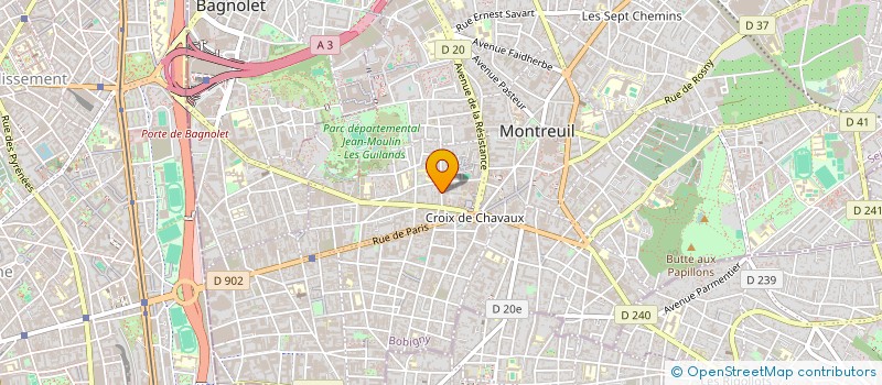 localisation de l'entreprise MADAME ANNE CECILE LECOEUVRE à MONTREUIL