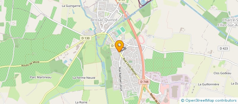 localisation de l'entreprise MADAME ANNE-CECILE LOUERAT  BRISSAC LOIRE AUBANCE