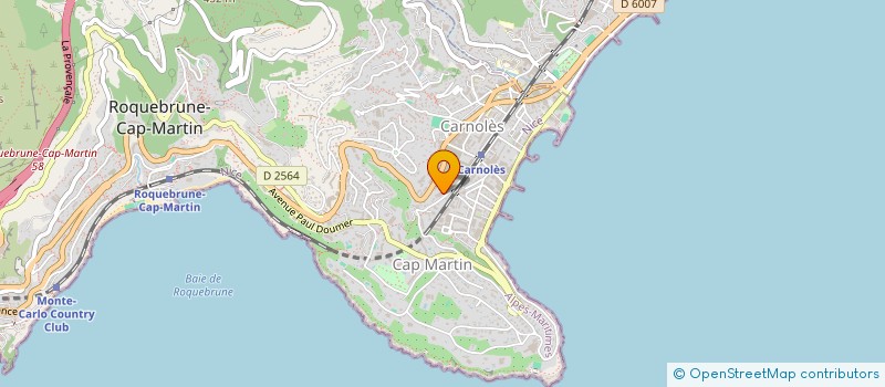 localisation de l'entreprise MADAME ANNE CECILE LUCIE MOURRAT à ROQUEBRUNE-CAP-MARTIN