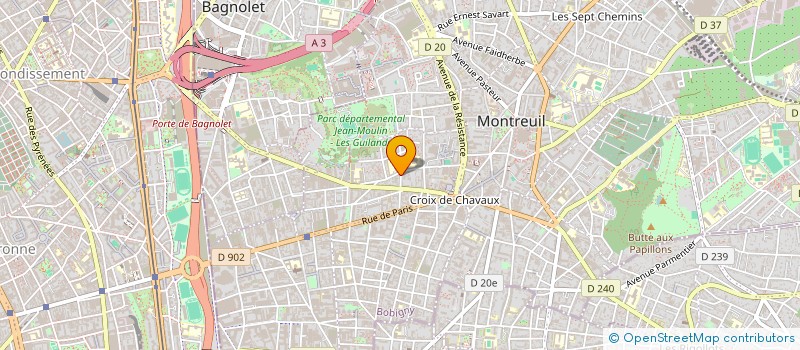 localisation de l'entreprise MADAME ANNE-CECILE MANFRE à MONTREUIL