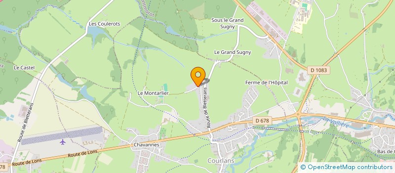 localisation de l'entreprise MADAME ANNE-CECILE MARX  COURLANS