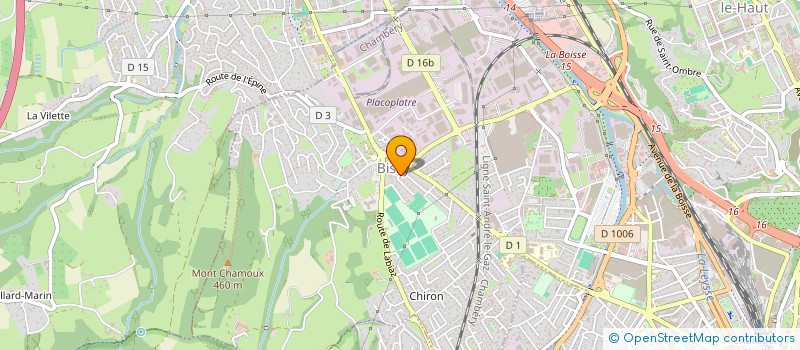 localisation de l'entreprise MADAME ANNE CECILE MAURIES  CHAMBERY