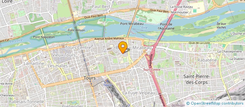 localisation de l'entreprise MADAME ANNE-CECILE MAURY  TOURS