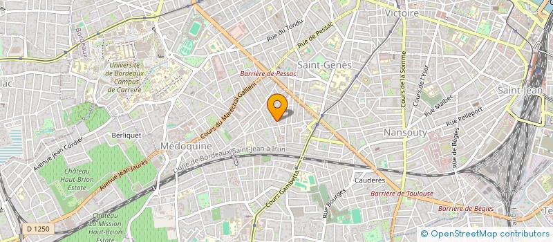 localisation de l'entreprise MADAME ANNE-CECILE MECHIN  TALENCE