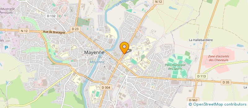 localisation de l'entreprise MADAME ANNE-CECILE MEIGNE à MAYENNE