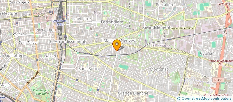 localisation de l'entreprise MADAME ANNE-CECILE NIER  LYON