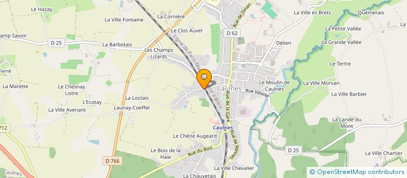 localisation de l'entreprise MADAME ANNE-CECILE NOGUES  CAULNES