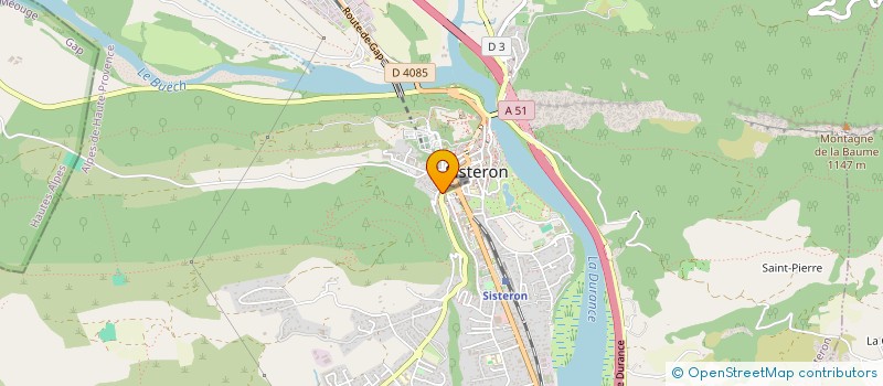 localisation de l'entreprise MADAME ANNE-CECILE PEYRONEL  SISTERON