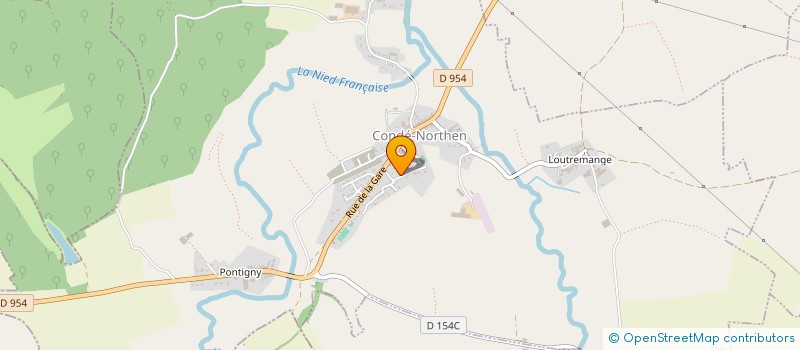 localisation de l'entreprise MADAME ANNE CECILE POTIER  CONDE-NORTHEN