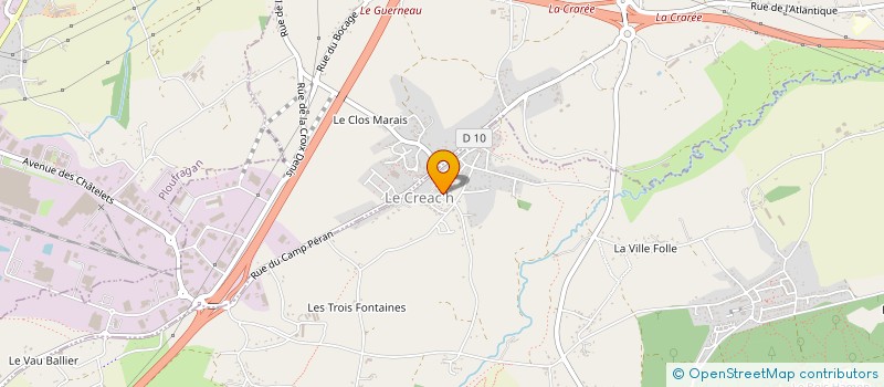 localisation de l'entreprise MADAME ANNE-CECILE PRIOUX  PLEDRAN