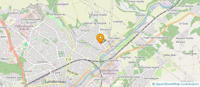 localisation de l'entreprise MADAME ANNE CECILE QUEMERE  PLOUEDERN