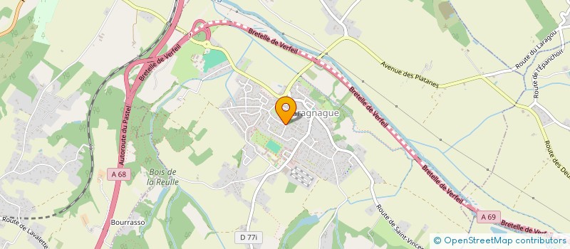 localisation de l'entreprise MADAME ANNE-CECILE QUET  GRAGNAGUE