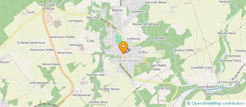 localisation de l'entreprise MADAME ANNE-CECILE QUIGUER  SAINT-URBAIN