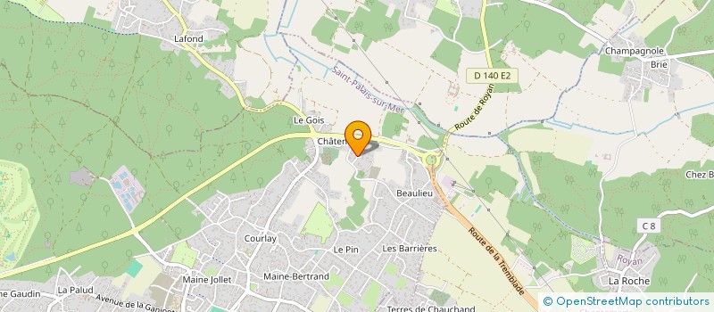 localisation de l'entreprise MADAME ANNE-CECILE REYNAL  SAINT-PALAIS-SUR-MER