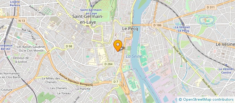 localisation de l'entreprise MADAME ANNE CECILE TERNEAUD  LE PECQ