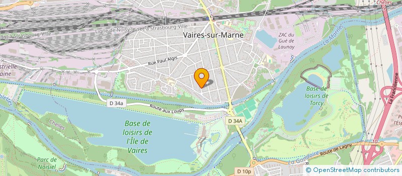 localisation de l'entreprise MADAME ANNE-CECILE VALLOIS  VAIRES-SUR-MARNE