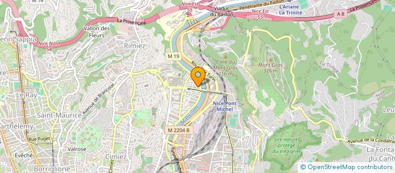 localisation de l'entreprise MADAME ANNE-CECILE VAN WELDEN  NICE