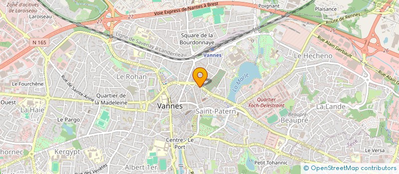 localisation de l'entreprise MADAME ANNE CECILE VEILLARD à VANNES