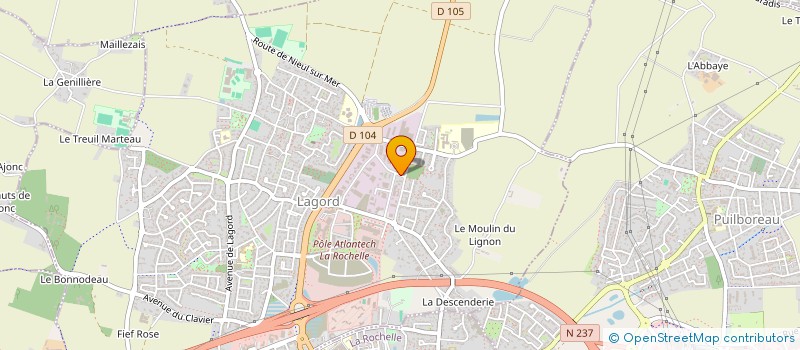 localisation de l'entreprise MADAME ANNE CELINE ANGEL  LAGORD