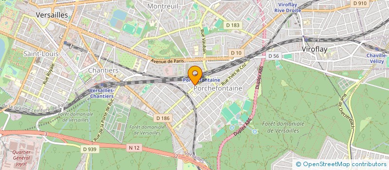 localisation de l'entreprise MADAME ANNE CELINE CHAUVIERE à VERSAILLES