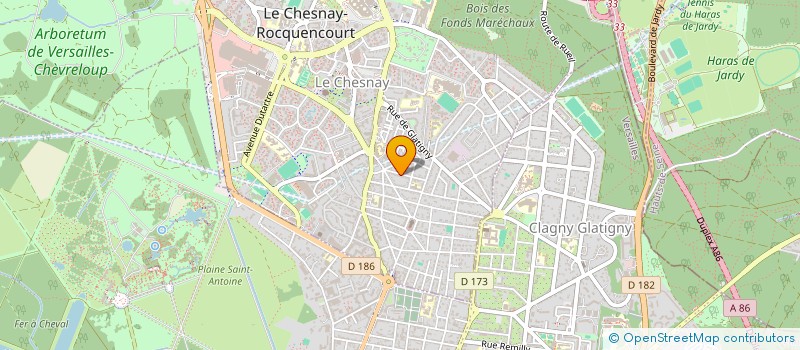 localisation de l'entreprise MADAME ANNE-CELINE FREDET  LE CHESNAY-ROCQUENCOURT