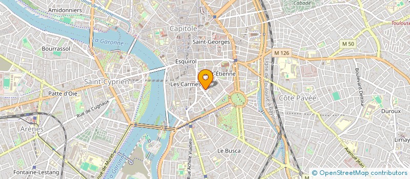 localisation de l'entreprise MADAME ANNE CELINE FRISON  TOULOUSE