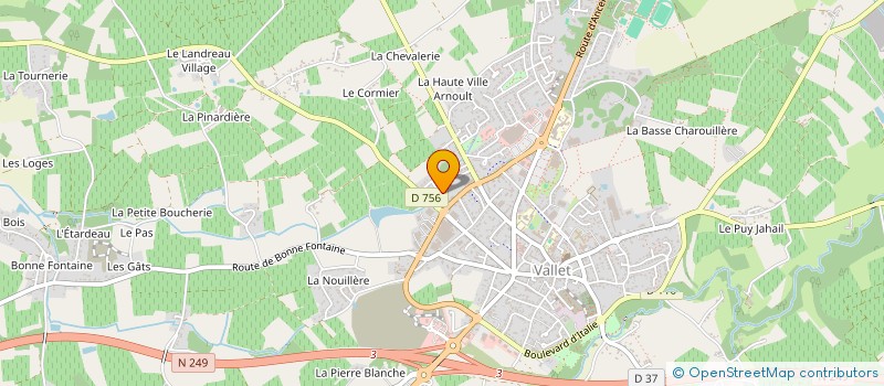 localisation de l'entreprise MADAME ANNE CELINE PUECH  BEAUPREAU-EN-MAUGES