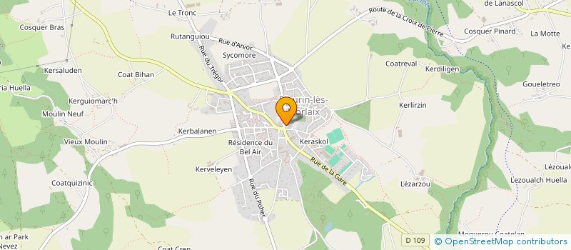 localisation de l'entreprise MADAME ANNE CELINE ZIEBA  PLOURIN-LES-MORLAIX