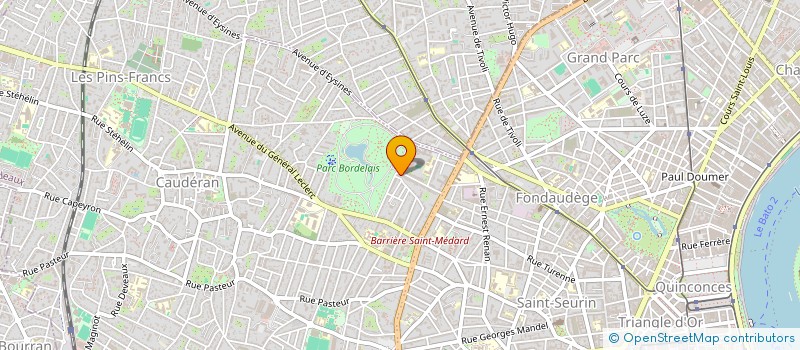 localisation de l'entreprise MADAME ANNE-CERISE BORDENAVE  BORDEAUX