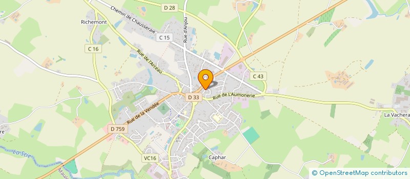 localisation de l'entreprise MADAME ANNE CESBRON  NUEIL-LES-AUBIERS