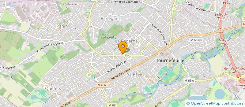 localisation de l'entreprise MADAME ANNE CHABBERT à TOURNEFEUILLE