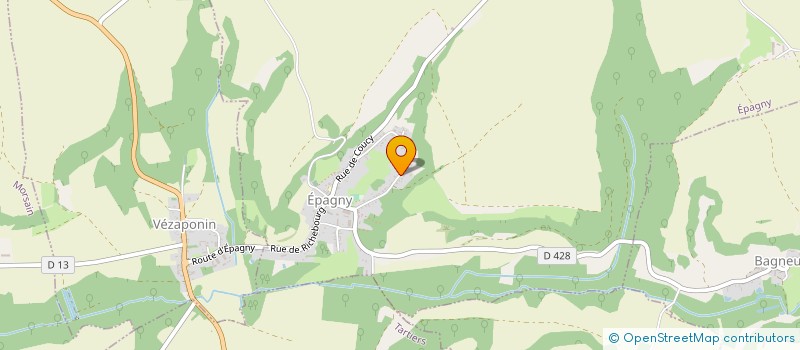 localisation de l'entreprise MADAME ANNE CHADUFAUD  EPAGNY