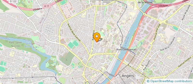 localisation de l'entreprise MADAME ANNE CHAIGNEAU à ANGERS