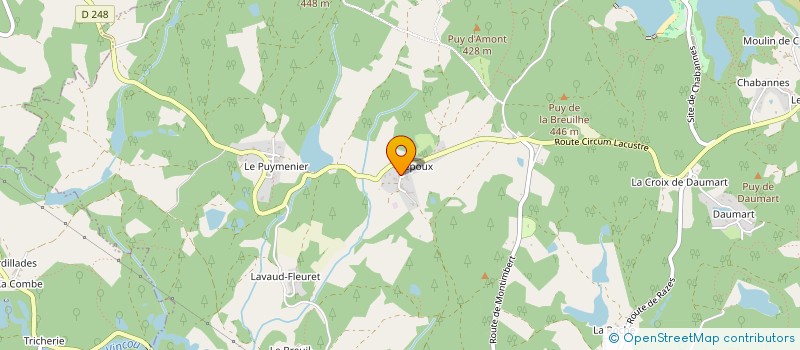 localisation de l'entreprise MADAME ANNE CHAIZEMARTIN à COMPREIGNAC
