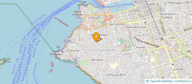 localisation de l'entreprise MADAME ANNE CHALEAT à MARSEILLE
