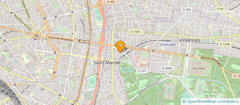 localisation de l'entreprise MADAME ANNE CHAMBON à SAINT-MANDE