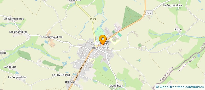 localisation de l'entreprise MADAME ANNE CHAMBRAGNE  SAINT-PIERRE-DU-CHEMIN