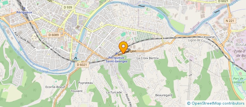 localisation de l'entreprise MADAME ANNE CHAMPALLE  BOULAZAC ISLE MANOIRE