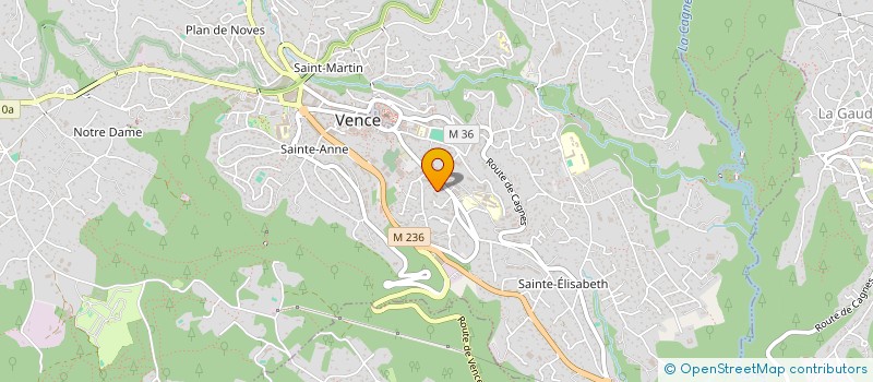 localisation de l'entreprise MADAME ANNE CHAMPEL à VENCE