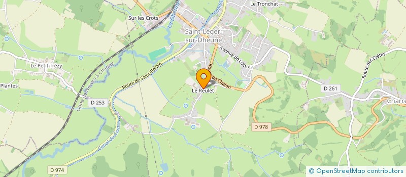 localisation de l'entreprise MADAME ANNE CHANTELOUP  SAINT-LEGER-SUR-DHEUNE